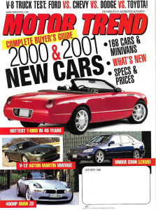 MOTOR TREND 1999 OCT - ACR, ZTS, 911GT3, BUICK CIELO